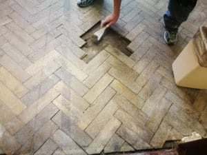 sanace dřevěné podlahy